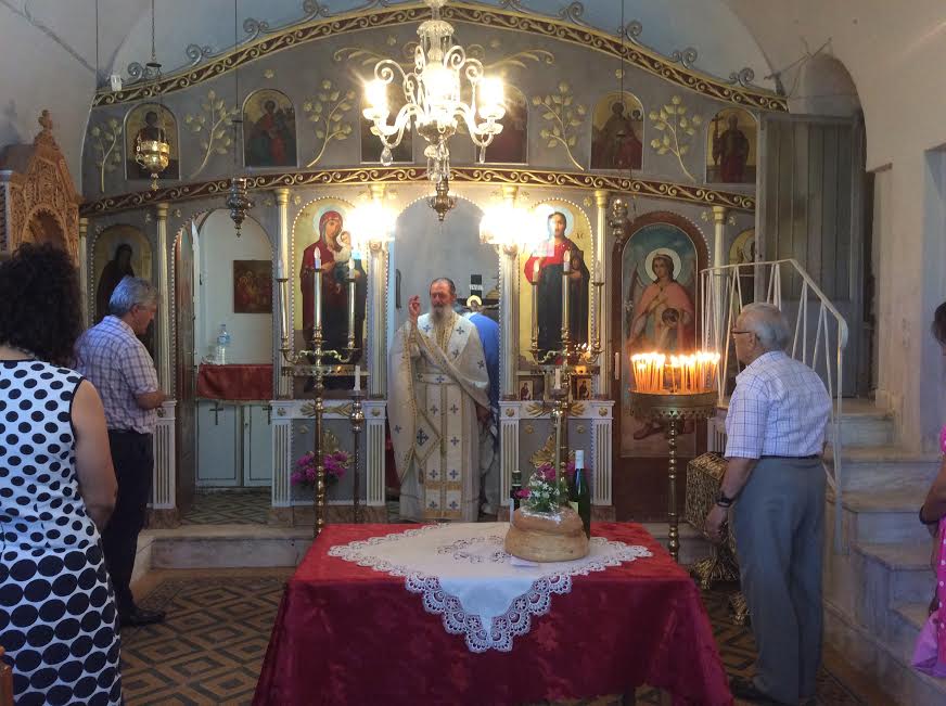 Η Θεία Λειτουργία στον Ιερό Ναό του Ιερού Σπηλαίου του Αγίου Γεράσιμου