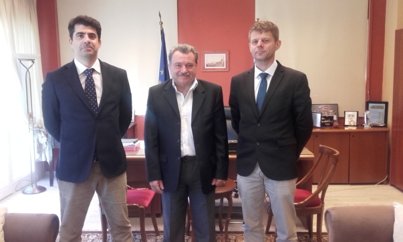Συνάντηση Θόδωρου Γαλιατσάτου με τον υπεύθυνο της ΤΟΤΑL στην Ελλάδα