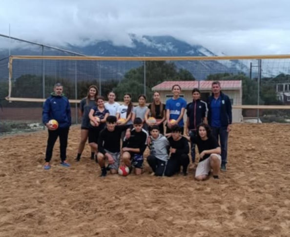 Ο ομοσπονδιακός προπονητής Beach Volley Στάθης Χανδρινος στην Κεφαλονιά