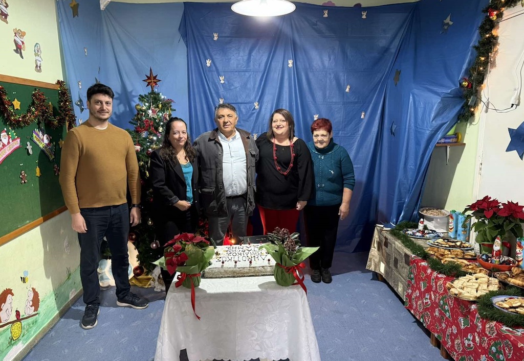 Ευχές, χαμόγελα και αισιοδοξία στην κοπή της Βασιλόπιτας του Παιδικού Σταθμού Σάμης