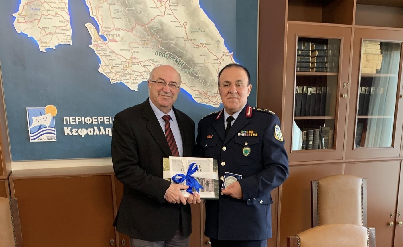 Συνάντηση Κουρή – Βούλγαρη στην Κεφαλονιά: Στο τραπέζι υποστελέχωση και ασφάλεια στα νησιά